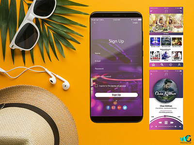 Music App UI Design