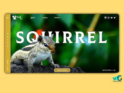 Wild Life Website UI Design