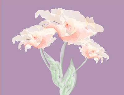 Abstract flower design illustration