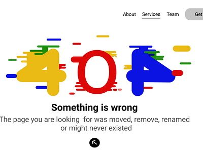 Error page design