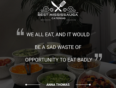 Best Mississauga Catering branding design food illustration inspiration motivation qoute
