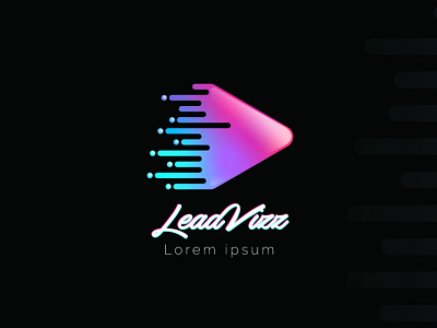 LeadVizz brand design brand identity brand identity design brand look branding design illustrator logo