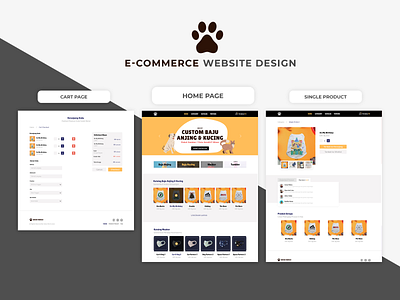 E Commerce Website Design design ui ux web web design website website design