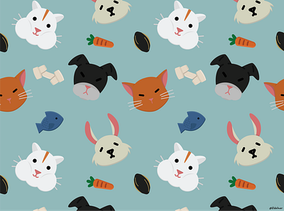 Animals Pattern animals cartoon graphic design illustration pattern pattern illustration vector