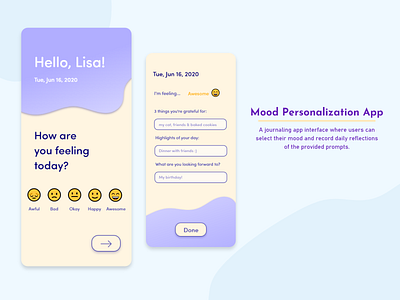 Mood Personalization App