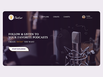 Podcast Landing Page