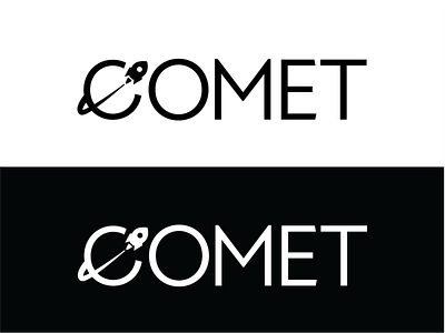 Daily Logo Challenge- Comet Rocketship Logo