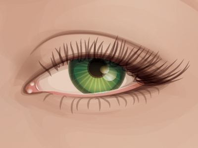 Eye Close Up illustration illustrator tutorial vector wip