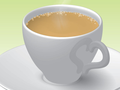 T is for Tea adobe cup illustration illustrator vector
