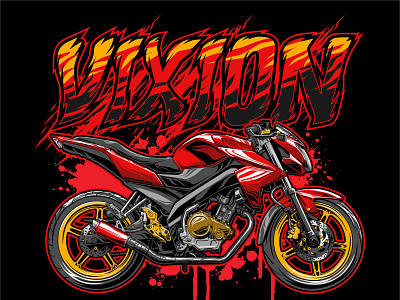 yamaha vixion desain kaos vixion kaos vixion t shirt design vector art vector design vixion vector yamaha vixion yamaha vixion design yamaha vixion vector