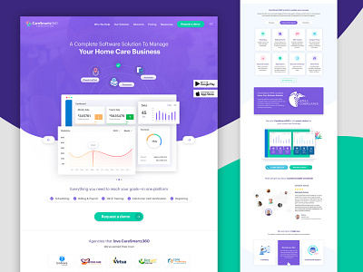 Care Smartz - HomePage Design for Web