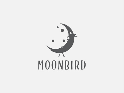 Moonbird azerbaijan brand creative illustration logo