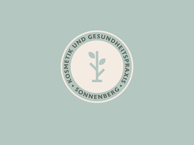 Sonnenberg beauty brand cosmetic cosmetics creative logo typography