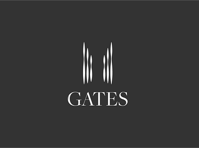 Gates Logo interiordesign lododesign logo luxury
