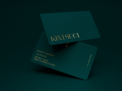 Kintsugi Brand Collateral brand design brand identity branding brandinspiration business card design businesscards design elegantbusinesscard logo logo design logodesign luxurylogodesign