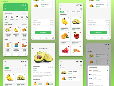 Groceries Shopping UI app food app grocery shop ui instacart online grocery shop online grocery store ui ux vegetables