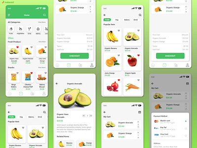 Groceries Shopping UI app food app grocery shop ui instacart online grocery shop online grocery store ui ux vegetables