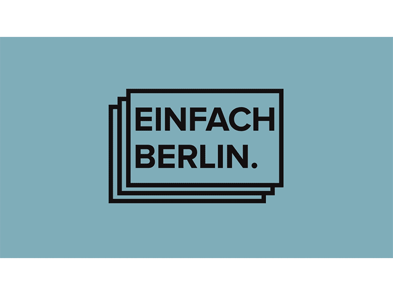 Einfach Berlin Logo Animation 2d after berlim einfach logo minimal