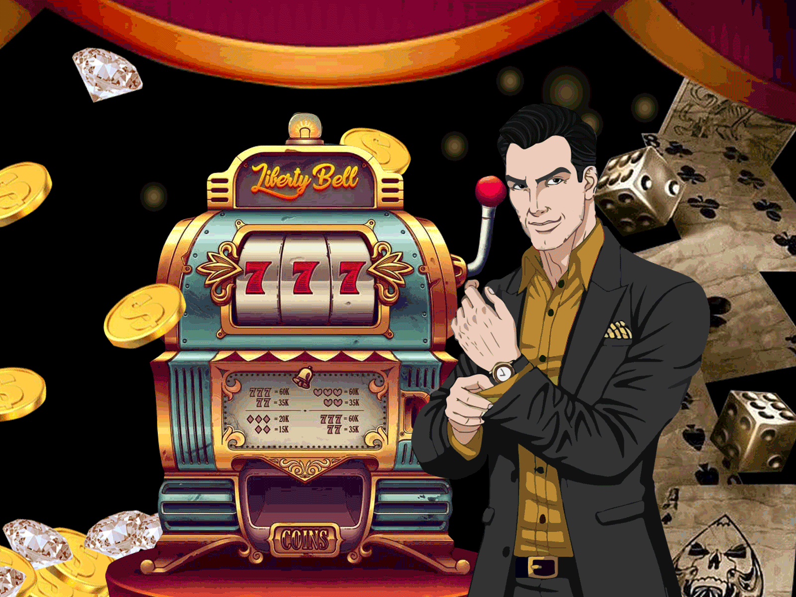 happy gambling by Aga Hakobyan on Dribbble