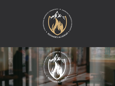 Logo for the academy branding design logo