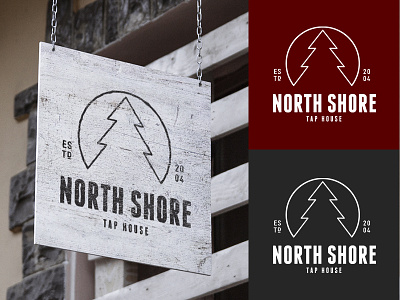 North Shore Logo branding brewery logo signage
