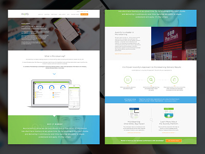 Anoxify - Subpage clean design software tech website