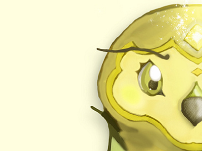 Character-In-Progress 1 bird digital art drawing illustration owl yellow