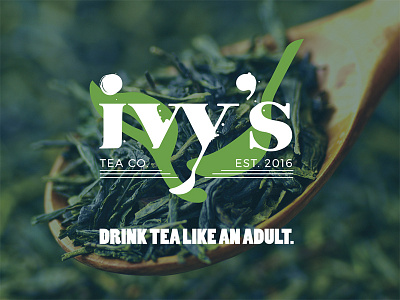 Tea Concept A brand herb herbal hip hop holistic identity indie logo natural spoon tea tea leaf