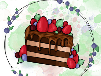 Cake illustration