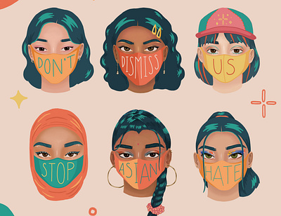 #StopAAPIHate activism art asian drawing graphic design heritage illustration illustrator photoshop sketch stop aapi hate symbol