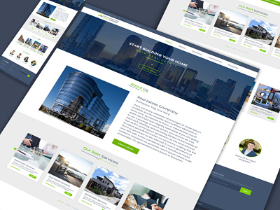 Real Estate Website UI Design uidesign uikit uiuxdesign website design