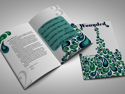 Wounded Booklet branding design graphic design illustration typography ui vector