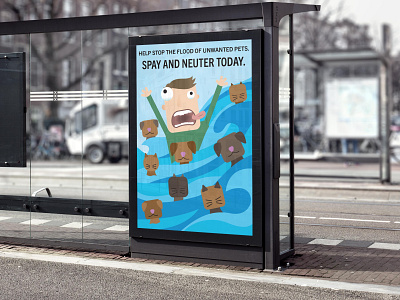Spay and Neuter Campaign design graphic design illustration typography vector