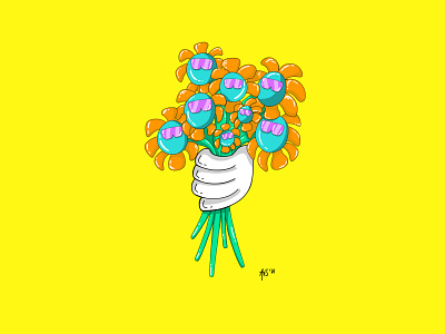 Bouquet for You - Vector Flower Illustration