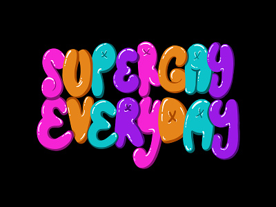 SUPERGAY EVERYDAY Vector Sticker Pride Month 2021