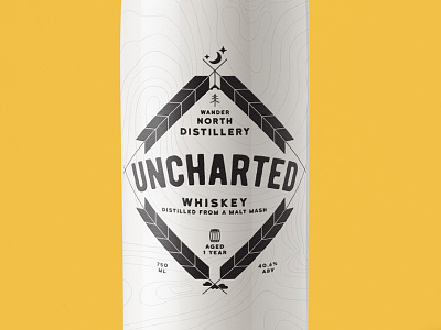Uncharted 2 alcohol constellations label label design malt whiskey packaging uncharted whiskey