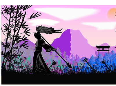 Warrior02 graphic design illustration