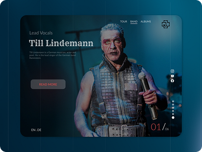 Till Lindemann metal music rammstein singer