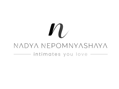 Nadya Nepomnyashaya Lingerie Store creative design graphics identity design logo modern print media sleek design website