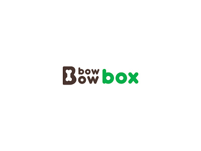 Bowbow Box Logo Design graphic design icon identity design illustrator lettering logo design logos logotype