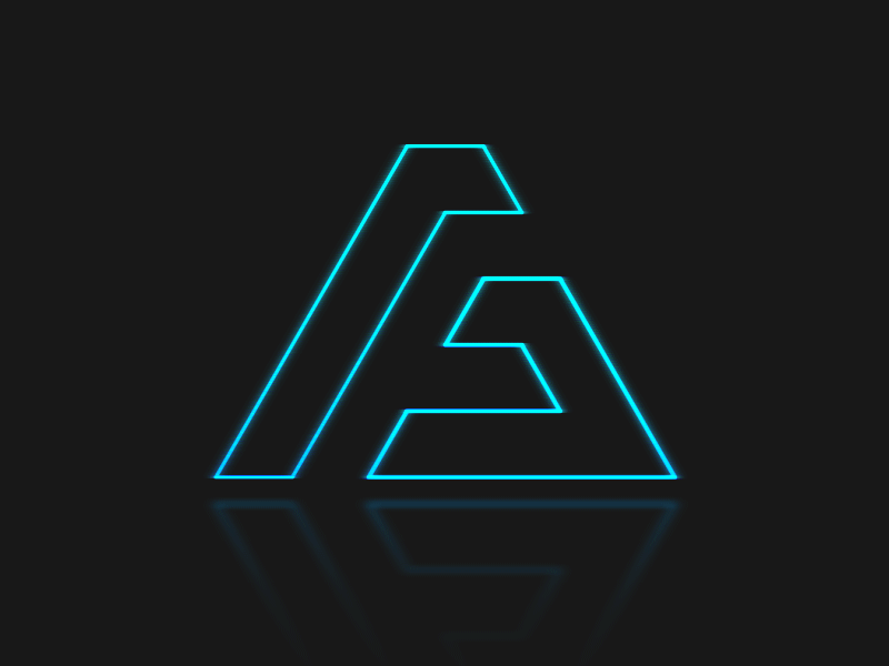 Arun Gopidas Logo animation arun gopidas glow glow in the dark logo motion graphics neon retro