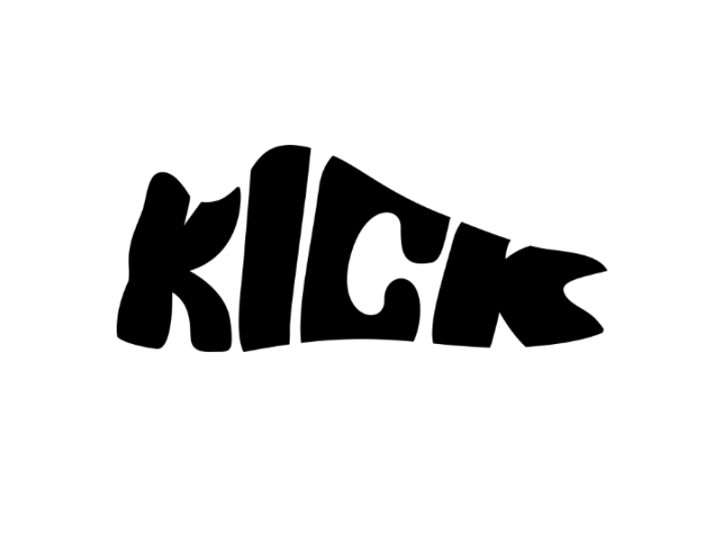 Logo design Kick Shoes by Rizky Naufal Basyiir on Dribbble
