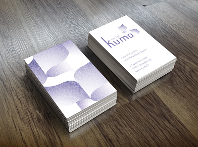Kumo visual identity branding business card business card design design graphic design layout logo print design typography
