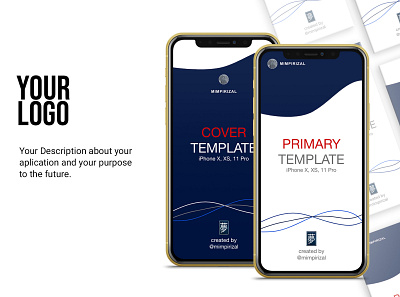 Mobile Apps Mockup Templates Presetations design mobile ui mockup presentation presentation design presentation template uiux webdesign