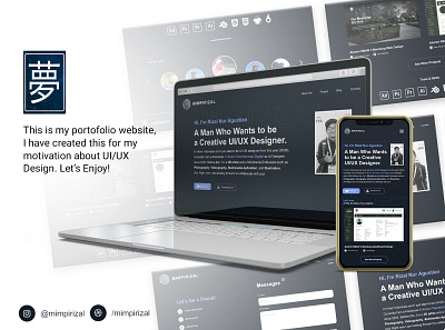 My Portofolio Website branding mockup portofolio portofolio web presentation presentation design ui uiux ux webdesign
