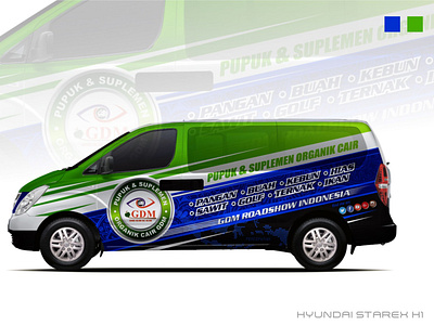 Hyundai H1 On Branding 1.0 3d branding car design h1 humster3d hyundai mockup sticker vehicle wrap