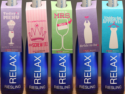 RELAX Wines neckers neckers packaging pos wine