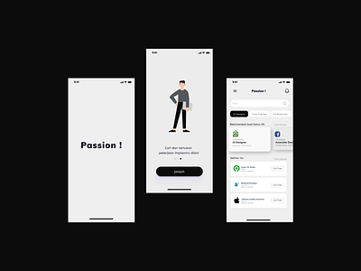 Passion. Jobs Finder Apps