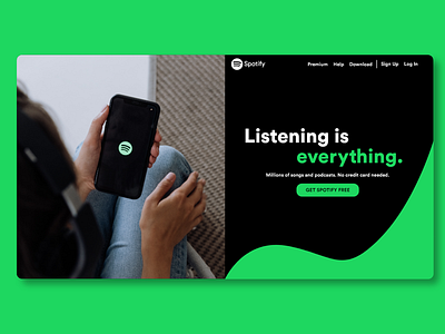 Spotify Website Design