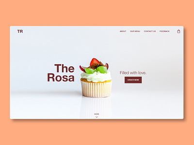 The Rosa (Web Design) branding design minimal ui ux web website